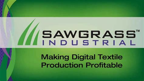 Sawgrass Digital Textile Inks with Ftex Printer.mp4 - YouTube