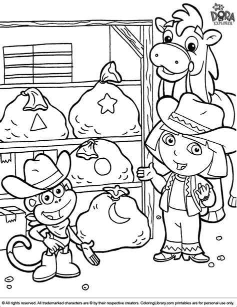 To add coloringkids.org to your favorites press ctrl+d. Dora the Explorer Coloring Picture