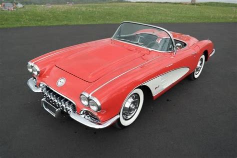 These real signet red paint pictures of real 1958 chevy corvette really show the color properly, in a way that samples or swatches simply cannot. 1958 Corvette Convertible *FreshFrameOffRestored*# ...