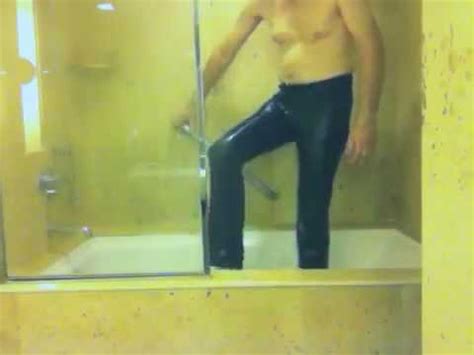 It seems that no one, including myself. Onbody Wet Shrinking of 501 STF Tight Levi's Jeans - YouTube