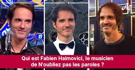 Nos cheveux en voient de toutes les couleurs pour satisfaire nos envies. Qui est Fabien Haimovici, le mystérieux chanteur vedette de "N'oubliez pas les paroles!"