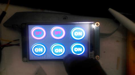 On and off are taken as two states of an interface, though more strictly, on would mean an output but one thing i do want to say is that it should be simply on or off. nextion arduino button on off - YouTube