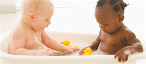 Dry very carefully, including between the if your baby seems frightened of bathing and cries, try bathing together. Using a Bath-Time and Bedtime Routine For Your Baby ...