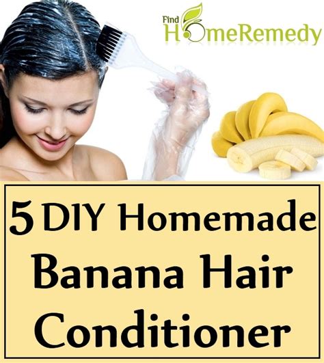 Bananas are filled with potassium which helps to heal damaged hair follicles and vitamin a which helps strengthen the damaged follicles, she explains. 5 DIY Homemade Banana Hair Conditioner | Find Home Remedy ...