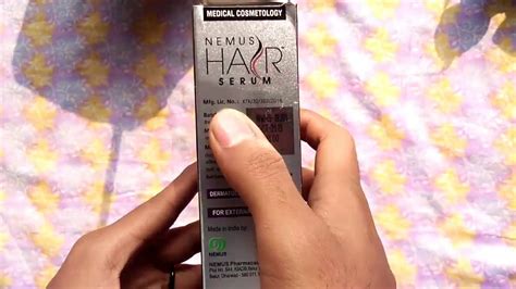 Not only does this serum revive dry hair, but it has a formula made with 97% natural ingredients! NEMUS HAIR SERUM | How To Use | Full Information ...