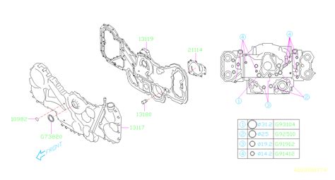 The car turned out to be very successful, in many respects overtook its competitors and allowed the fhi concern to gain a foothold in the automotive market, even though at. 2006 Subaru Tribeca 3.0L 5ST-E Engine Timing Cover Gasket ...