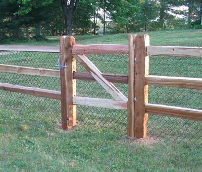 In 2010, to give a more rustic look in front of the house, i decided to make a cedar rails fence. Custom Cedar Split-Rail Fence and Gate. #fence #gate ...