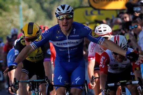 Julian alaphilippe of france and quick step floors finishes second during stage 14 of le tour de france 2018 between saint paul trois chateaux and mende on july 21, 2018 in mende, france. Elia Viviani gewinnt den Massensprint in Nancy - GrenzEcho