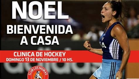 Noel barrionuevo (af) jugadora de hockey argentina (es); Noel Barrionuevo dará una clínica de hockey en Junín