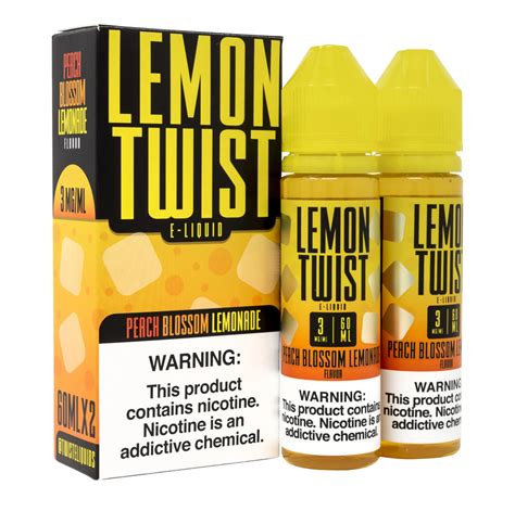 Menthol berry salts comes in a 30ml bottle. TWIST Peach Blossom Lemonade eJuice 120mL | Premium Vape Juice