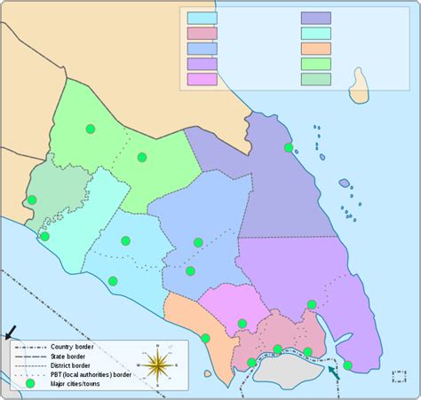 The city has a total area of 84.94 square miles (220 km2). Jungle Maps: Map Of Johor Bahru District