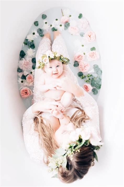 This is why milk bath for baby or maternity photography is so popular. sydneyhammerskyphotography | Baby milk bath, Milk bath ...