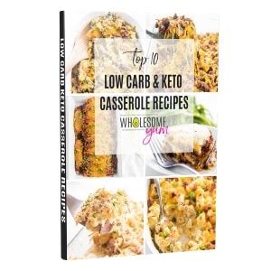 Just add dinner rolls and a simple salad for supper. The Easy Keto EBook Bundle - over 50% off | Wholesome Yum