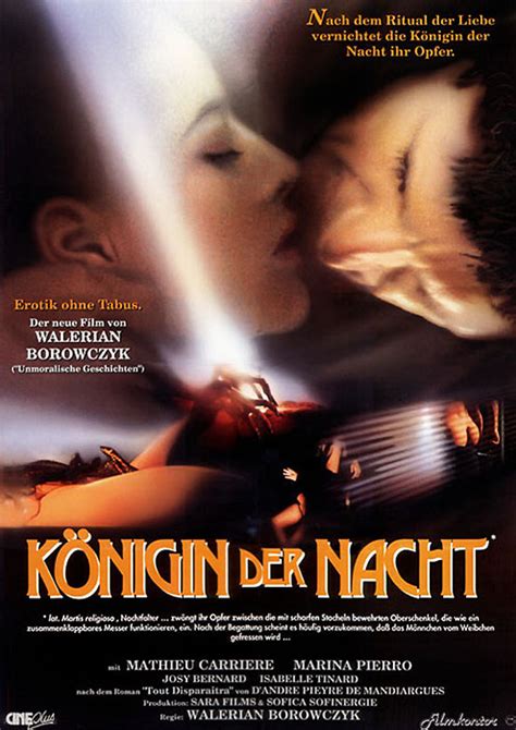 Wäre da nicht die finanzielle situation. Filmplakat: Königin der Nacht (1987) - Filmposter-Archiv