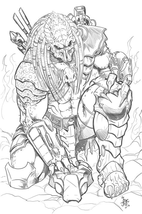 We have alien vs predator coloring pages and the other about coloring pages it free. Predator Tribute by RodneyCJacobsen on deviantART ...