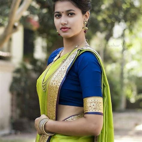 India is famous for beautiful girls too. Pin on saree blouse