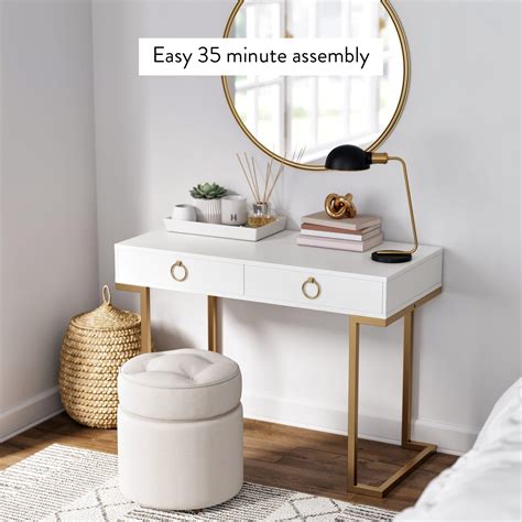 We carry ranges of beds, bedroom suites, children's bedroom furniture, headboards & bases and mattresses from brands like sealy, sleepmaker, tempur, kingsdown, dreamsense and insignia, as well as a wide range of manchester and pillows. Nathan James Leighton Two-Drawer Modern Desk White and ...