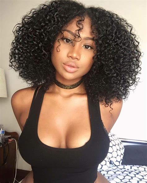 In a curtain haircut, the hair on top of the head expands out. Beautiful 😍😍😍 | Curly hair styles, Natural hair styles ...