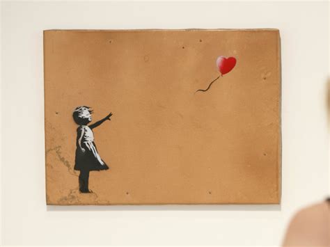 A hidden shredder inside the painting's frame went off shortly after the work was sold at sotheby's in london on oct. Banksy's masterpiece is this painting that shreds itself