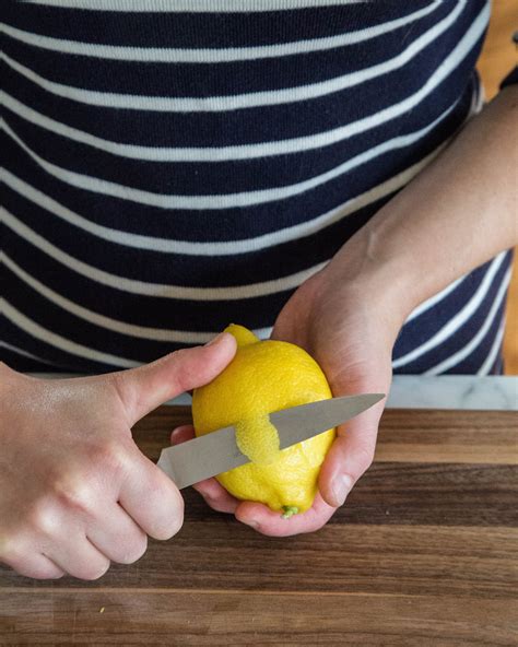 Use a sharp knife to cut these pieces of peel into the thinnest strips you can manage. How To Easily Zest Lemons, Limes, and Oranges | Kitchn