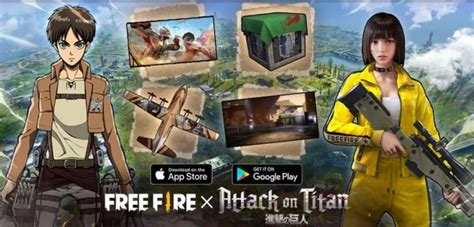 Garena free fire x attack on titan collaboration. Kolaborasi Free Fire x Attack on Titan Resmi Dimulai ...