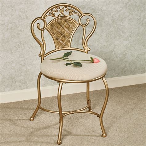 Claira Gold Upholstered Vanity Chair | Vanity chair, Chair ... ✅ get all all your steel fabrication solutions under one roof.