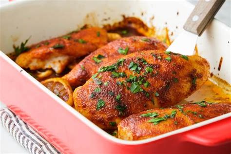 Add a small pat of butter on each breast, and add sliced lemon to the pan surrounding the chicken breasts. Oven Baked Chicken Breast Recipe - How to Bake Flavorful ...
