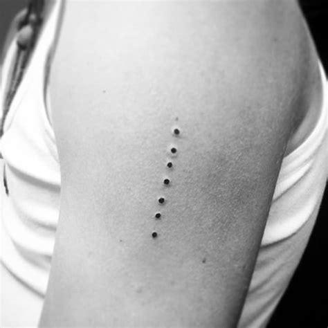 These are called dot tattoos because they are made from a series of dots. 62 Impressive Dot Tattoo Ideas That Are All The Craze