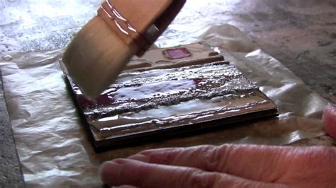 An encaustic collagraph tutorial with elise wagner. Encaustic Technique 13 Transparentizing Paper - YouTube