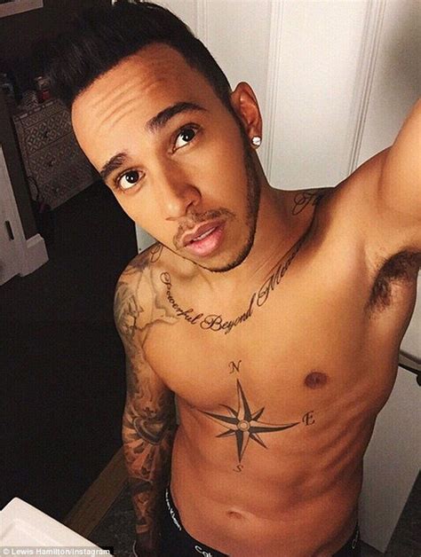 Hamilton has a dkh tattoo on his arm, which are his brother's initials. Lewis Hamilton displays his rugged physique in new ...