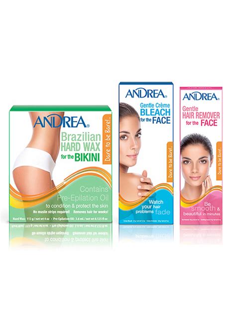 Specially designed for tender facial areas, andrea gentle hair remover for the face is ideal for the upper lip, across and under the chin and along the hair line. Andrea Hair Removal Packs | Girl.com.au