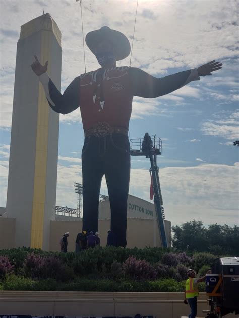 The bch will worth $930.53. Big Tex Masked Up And Ready To Go | People Newspapers