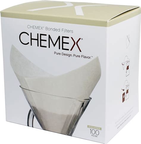 Packaging should be the same as what is found in a retail. Chemex Pre-Folded Square Paper Filters for 6, 8 and 10 Cup ...
