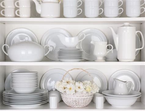 How to arrange a china cabinet. How to Arrange Dishes in a China Cabinet | Hunker