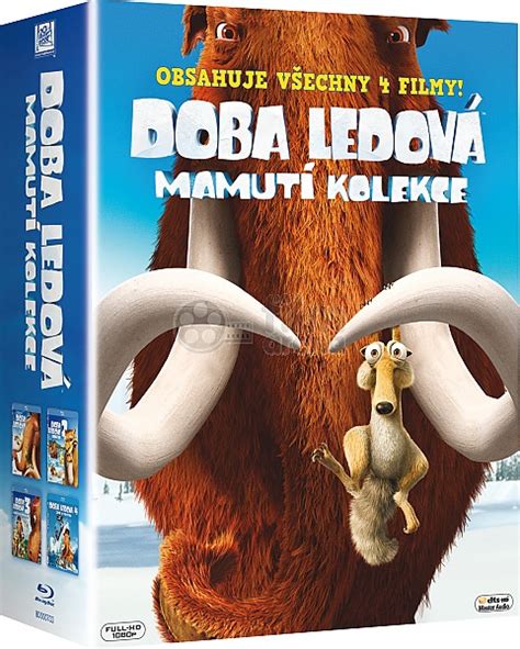 Dio godine četiri godišnja doba 3. DOBA LEDOVÁ Kvadrilogie 1 - 4 Mamutí Kolekce (4 Blu-ray)