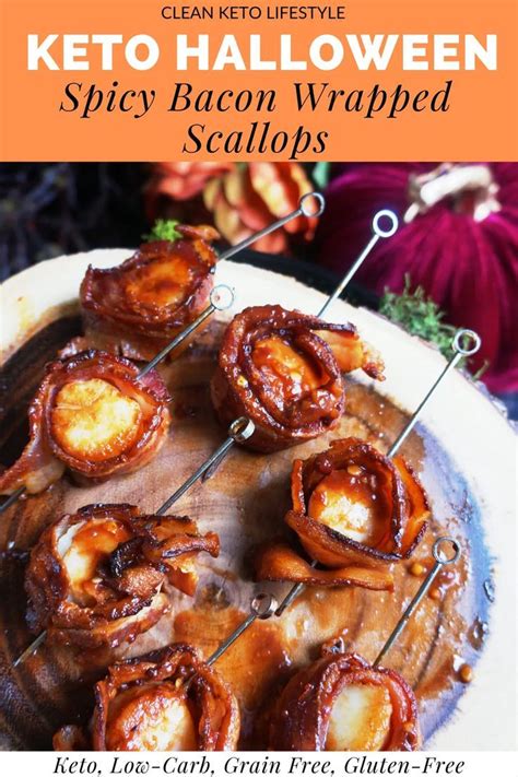 ★ follow me on facebook, pinterest and instagram for more easy keto recipes. Halloween Keto Bacon Wrapped Scallops | Recipe | Cooking ...