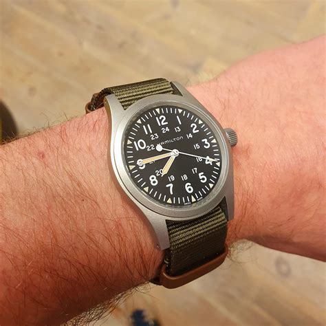 Inspired to military watches, the khaki field is one of the most widely produced and worn watches in the hamilton collection. Hamilton Khaki field mechanical : Watches