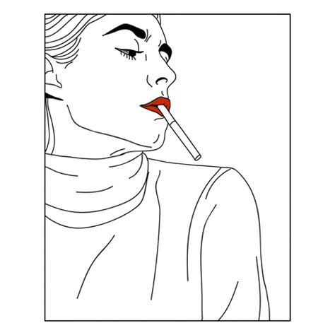 Woman face figure line drawing, one line woman printable wall art, line art print, artwork face print, minimalist sketch, eye glasses print printable line art of lips like compass was created using one continuous line. Style Smoking GIF by Emma Darvick - Find & Share on GIPHY