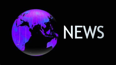 News Logo with a Glass Stock Footage Video (100% Royalty-free) 2500214 ...