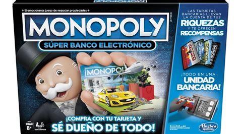 Características del nuevo monopoly banco electrónico. Monopoly Súper Banco Electrónico actualiza el clásico ...