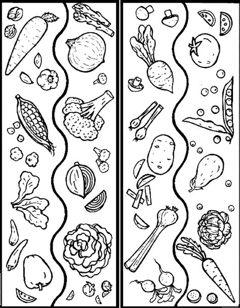 Fruits and vegetables free coloring pages. printable Mix Vegetables coloring sheetsFree Printable ...