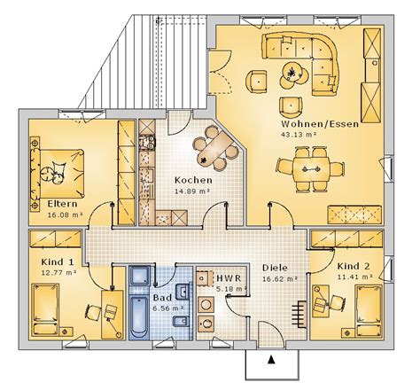 Bungalow 131 130 m² 169.150 € schlüsselfertig jetzt auf fertighaus.de anfragen & kostenlos beraten lassen! Grundrisse 130 Qm Grundrisse Bungalow Bauen - Test