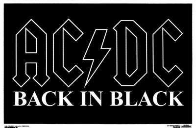 Download free ac dc black vector logo and icons in ai, eps, cdr, svg, png formats. 'AC DC - Back in Black' Poster - | AllPosters.com