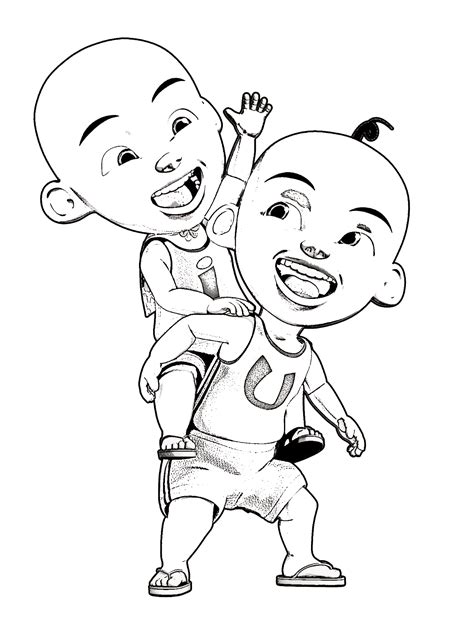 Dapatkan bermacam contoh gambar upin ipin mewarna yang mewarnai gambar , cerita. Upin Ipin Coloring Pages - Coloring Home