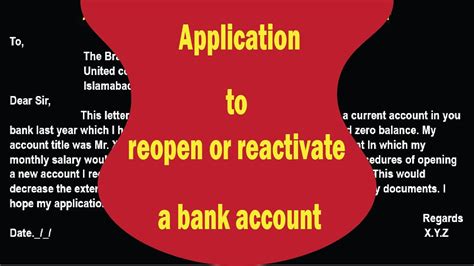 Check spelling or type a new query. Application to reopen and reactivate bank account ...