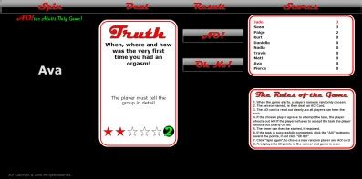 If you don't want to play with a question list, then head over to our truth or dare generator with a dedicated kids section: AO! The Truth, Kiss or Dare online game ...
