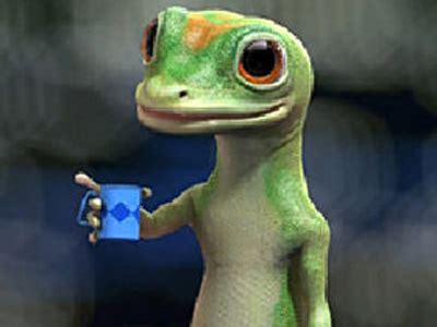 Like (glances teacup) tea and crumpets, but you wouldn't. Celebrity Spotlight: Martin the Geico Gecko | Samantha ...