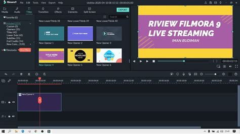 6 951 просмотр • 16 июн. Live Streaming Riview Aplikasi Editor Video Filmora 9 ...