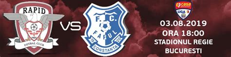 ˈfarul konˈstantsa ), commonly known as farul constanța , or simply as farul is a romanian professional football club based in the city of. Bilete la meci: FC Rapid Bucuresti - SSC Farul Constanta