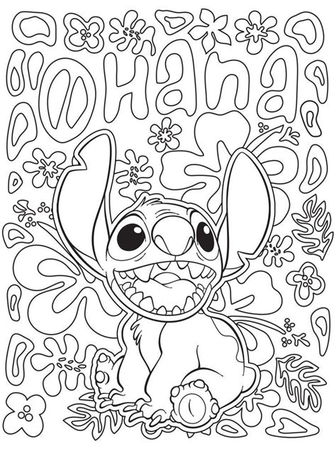 Check spelling or type a new query. Stitch coloring pages image by Faustina Barron on DISNEY ...